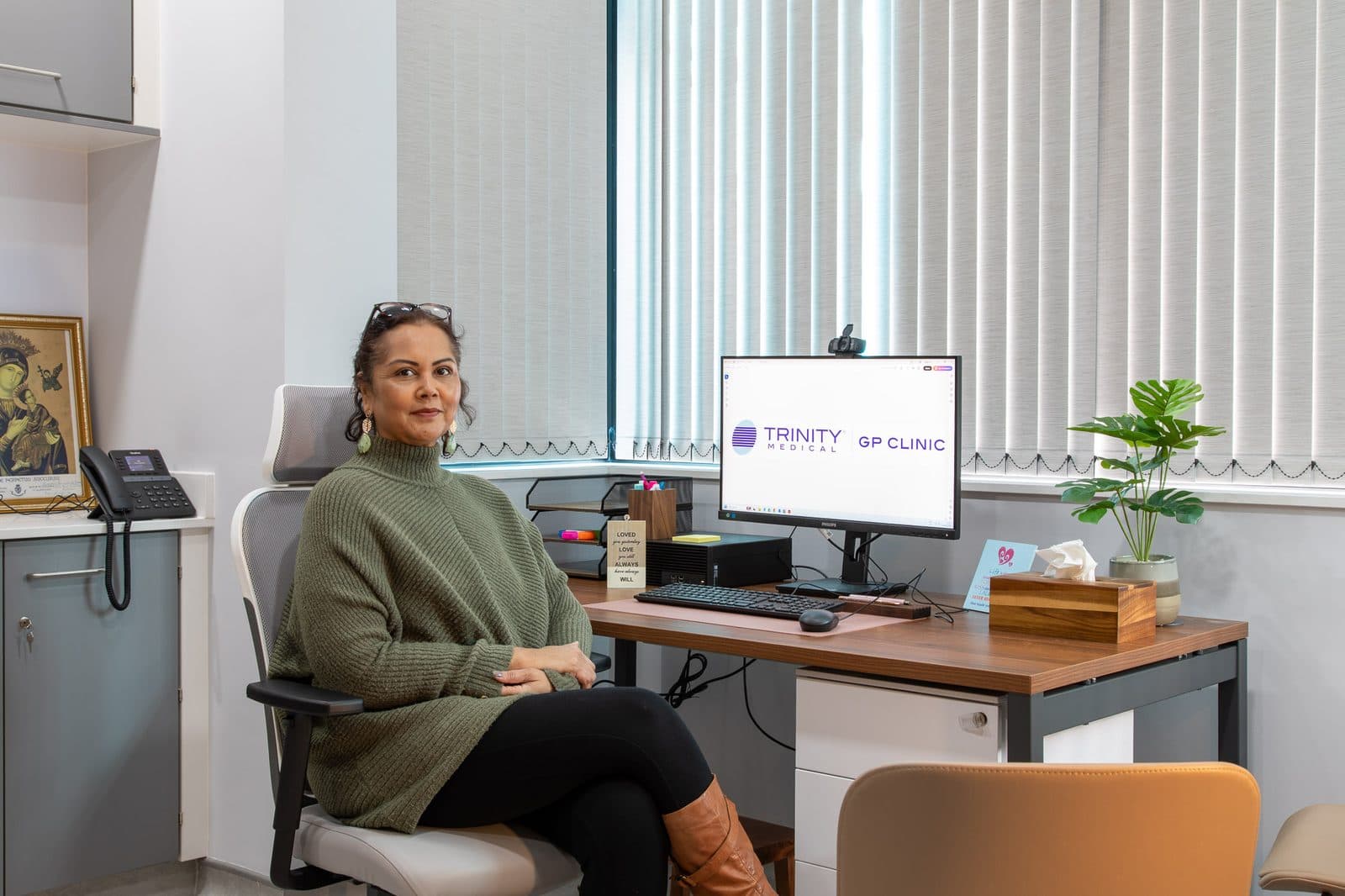 A consultation room at Trinity Medical GP Clinic